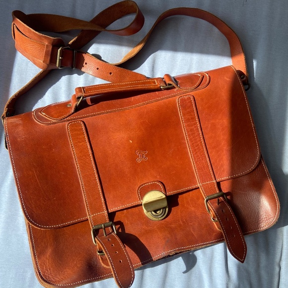 Grafea leather briefcase - Picture 1 of 3